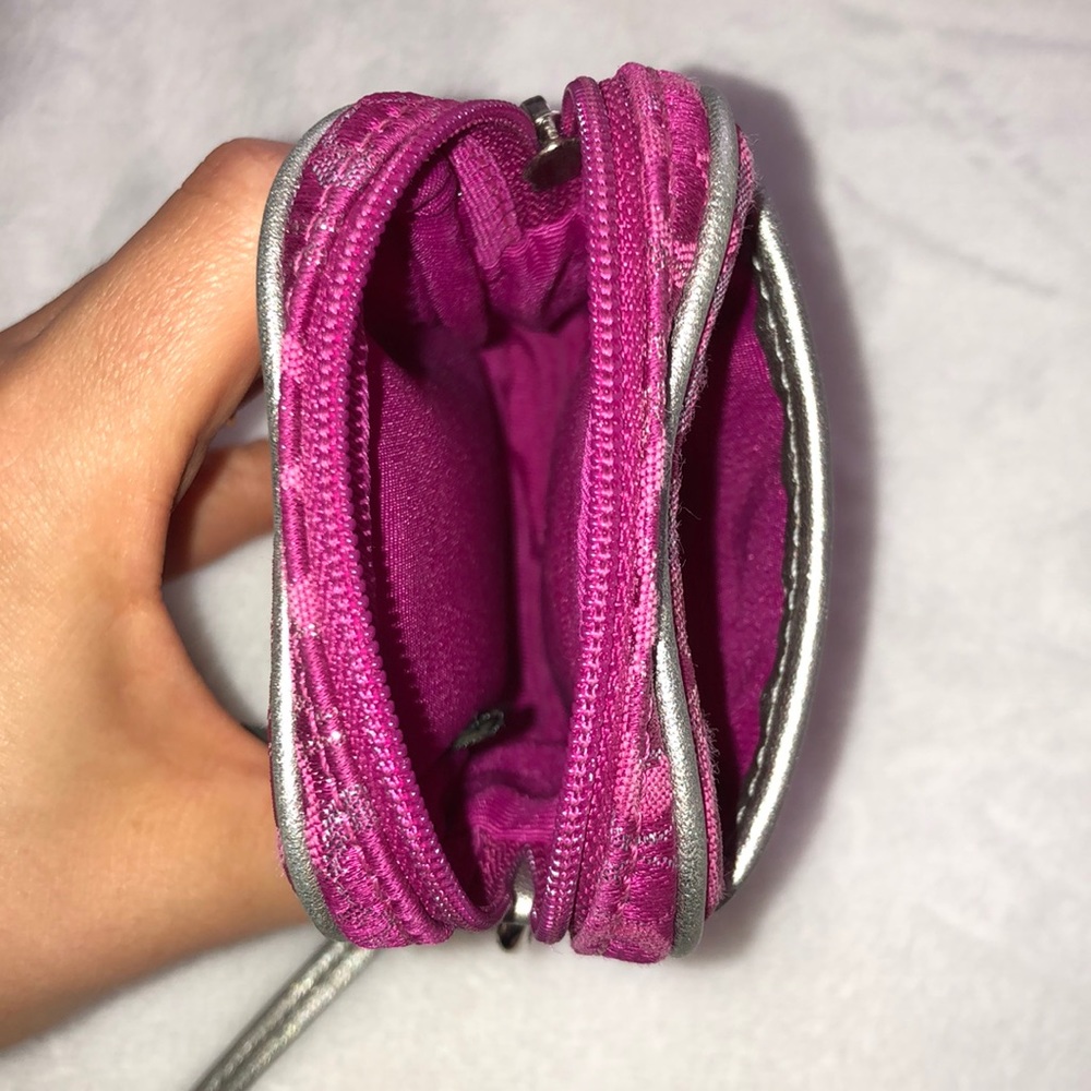 Small Pink Coach Wristlet - Picture 3 of 5